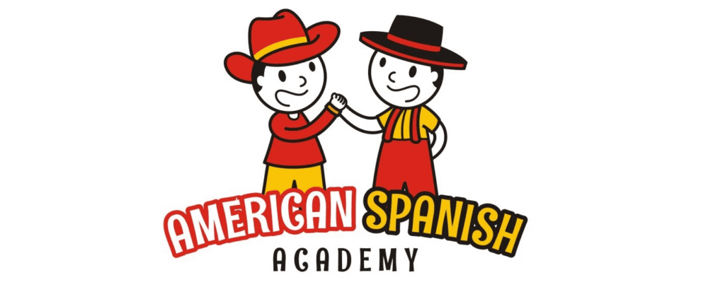 A logo for an online language teaching business